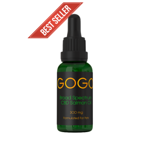 Best Selling CBD pet oil and spectrum salmon oil from Gogo Green Organics